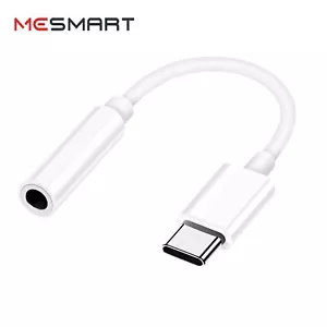 Puerto adaptador USB-C tipo C a cable de auriculares conector auxiliar de 3,5 mm para Motorola Edge 5G - Imagen 1 de 20