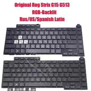 US Spanish Latin Keyboard for Asus Rog Strix G15 G513 G513RC G513RM G513RW - Picture 1 of 16