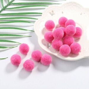 Plush Fluffy Pompones Balls Crafts Sewing Scarf Supplies Pom Poms Ball 5pcs