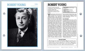 Robert Young - 1940's Atlas Editions Movie Star Card - Picture 1 of 1