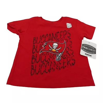 NFL Tampa Bay Buccaneers Bebé 12m Rojo Logo Camiseta Manga Corta Camiseta Fútbol Foto 1 de 4