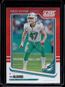 2018 Panini Score Kiko Alonso #194 Red Zone /20 Miami Dolphins - Picture 1 of 2