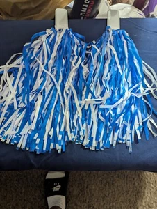 Pompones azules y blancos, 10 piezas - 10 pulgadas, - Imagen 1 de 4