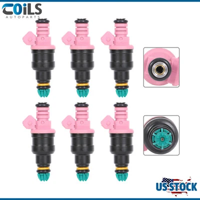 6 件燃油喷射器适用于宝马 328i 328is 2.8L 1998 1999 M3 3.2L 1996 - 1998 1999 — 第 1/4 张图片