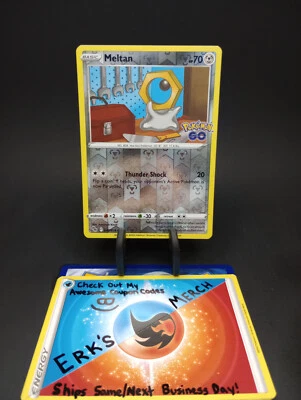 Meltan 045/078 Pokemon GO Reverse Holo Common Pokemon Card  - Image 1 of 2