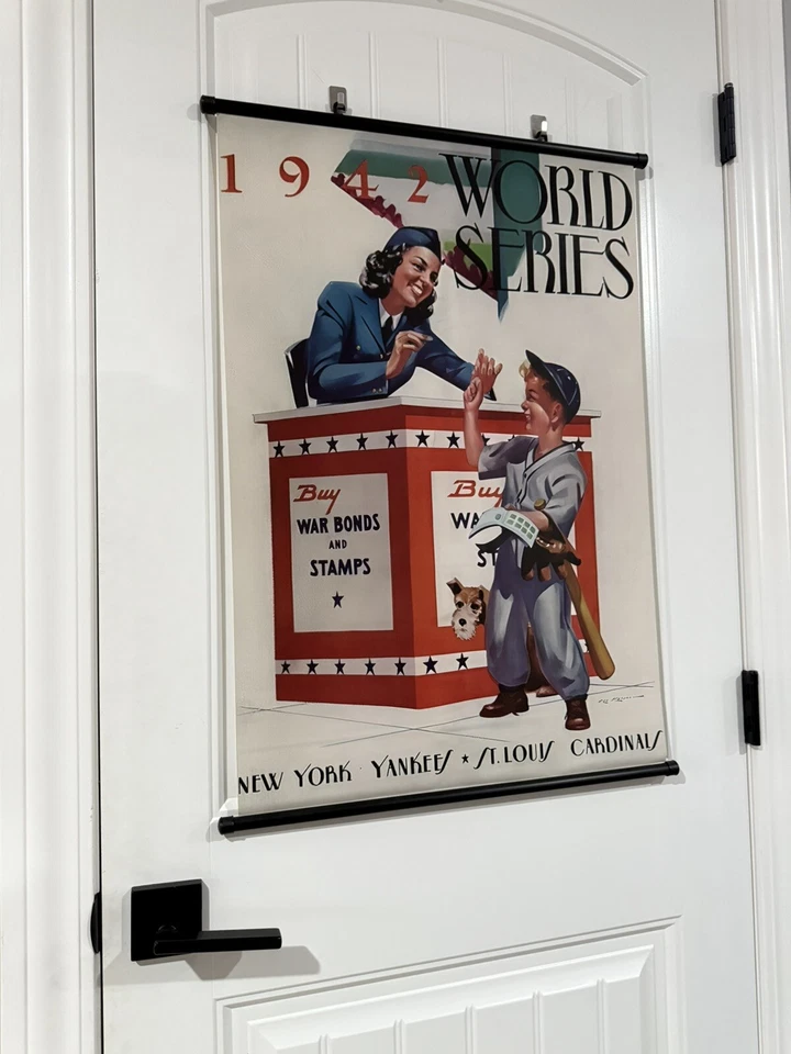 Cartel de 20x30 de los Cardenales de San Luis de los Yankees de Nueva York 1942 Foto 1 de 1