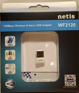 Nuevo adaptador USB NETIS WF2120 150Mbps inalámbrico N Nano Windows MAC Linux OS - Imagen 1 de 9