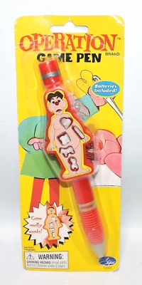 VTG 2002 Operation Mini Game Pen Stylus Hasbro #12001, NEW On Card, NOS, SEALED - Image 1 of 4