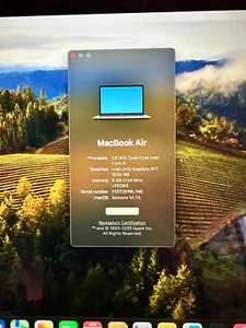 macbook air 13" 2019 intel i5-8210Y 128GB 8GB space-gray - Afbeelding 1 van 4