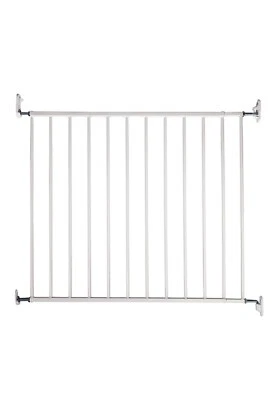 DOLLE Kinderschutzgitter aus edlem Metall pulverbeschichtet in Weiß 72 - 84,5 cm - Bild 1 von 2