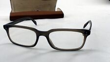 Oliver Peoples Lucite Gray Brown Rectangular Glasses Italy OV5102 1333