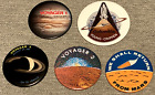 5x Kennedy Space Center NASA Vintage Pins VOYAGER 1 & 2 COLUMBIA - MARS + Bonus