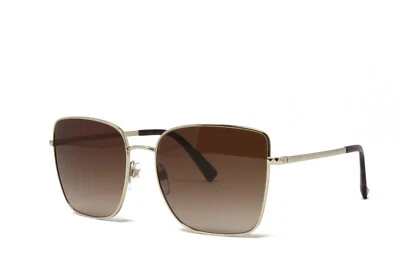 Valentino Women's Square Sunglasses VA2054-300313 Gold 57mm Brown Gradient Lens - Image 1 of 4