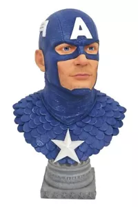 CAPTAIN AMERICA Legends in 3D 1/2 scale bust/statue~Avengers~NIB - Picture 1 of 1