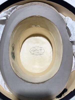 CHAPÉU RARO MASCULINO VINTAGE/ANTIGO CINZA CHRISTY'S TAMANHO 7 1/2 GRANDE - Imagem 1 de 4