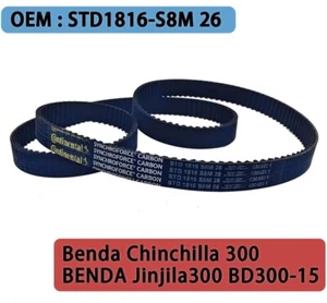 Original STD1816-S8M 26 Drive Belt For Benda Chinchilla 300 Jinjila300 BD300-15 - Picture 1 of 9