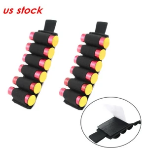 Juego de 2 piezas de adhesivo táctico de 6 rondas ShotShell soporte bolsa de munición para calibre 12 - Imagen 1 de 15