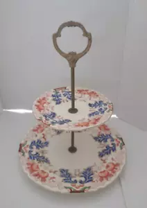 Plato para servir japonés Moriyama Mori-machi de 2 niveles - Imagen 1 de 5