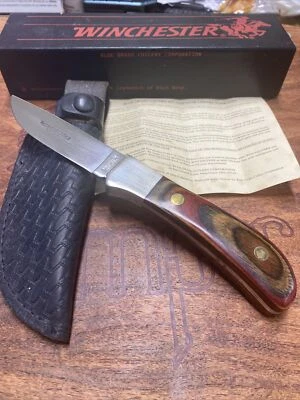 DISCONTINUED WINCHESTER-Blue Grass Cutlery-670 Fixed Blade W/ Sheath-USA 🇺🇸 - Image 1 of 4
