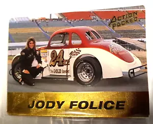 * JODY FOLICE AND THE 24K CAR 1993 Action Packed Prototype card - Bild 1 von 8