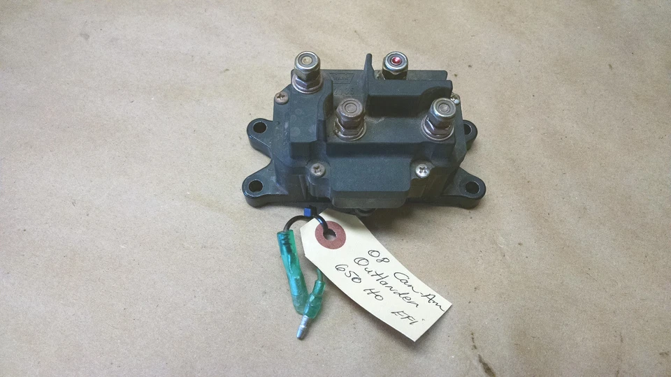 Can Am 2009 Outlander 800R EFI XT Winch Solenoid 4x4 MAX 500 650 08 09 10 - Imagem 1 de 1