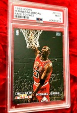 1993 HOOPS FACE-TO-FACE FOIL MICHAEL JORDAN #FTF10 LOW POP PSA 9
