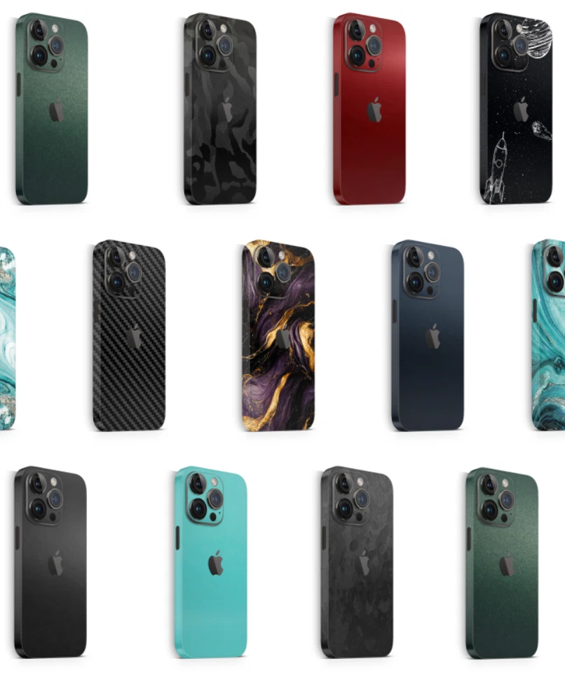 iPhone Skin 16 15 14 13 12 Pro Max Schutzfolie Schutzhülle aus Vinyl Case Decal - image 1 of 1