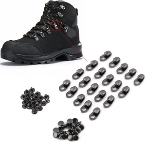Ganci per lacci per stivali - ganci per lacci per scarpe, occhielli per ganci per stivali, ganci per lacci per stivali, stivali - Foto 1 di 12