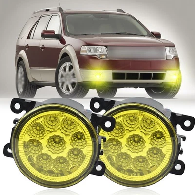 Luces antiniebla LED amarillas para parachoques delantero Ford Taurus X 2008-2009 2 un. Foto 1 de 4