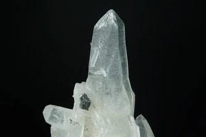 Hubernite on Quartz / Pasto Bueno, Peru / Mineral Crystal Specimen - Picture 1 of 4