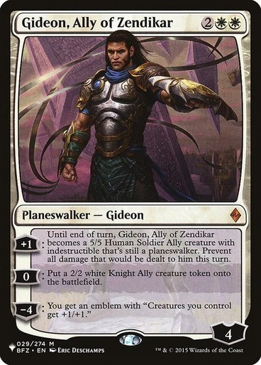 MTG - Gideon, Ally of Zendikar - The List - MB2 - Magic the Gathering - Image 1 of 1