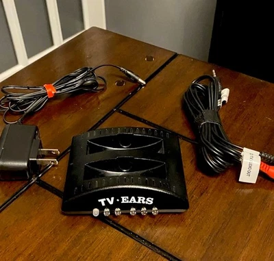 Vtg No.20301 TV Ears Dual Digital Transmitter 2.3 Mhz Charger Dock & Power Cord - Image 1 of 4