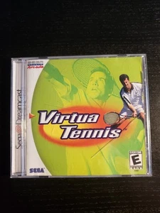 Virtua Tennis (SEGA Dreamcast, 2000) COMPLETE CIB, AUTHENTIC TESTED WORKING - Picture 1 of 12