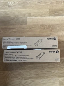 Two Genuine 108R00975 Waste Cartridge for Phaser 6700 - Picture 1 of 5