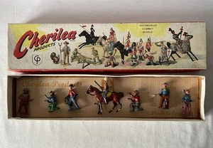 Vintage RARE Complete Box Set 7 CHERILEA American COWBOYS & INDIANS SERIES W/16 - Bild 1 von 18