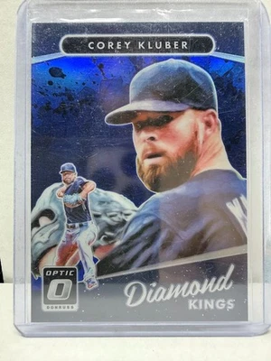 2017 Panini Donruss Optic Diamond Kings Blue Prizm /149 Corey Kluber #8 - Image 1 of 2