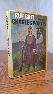 True Grit Charles Portis 1968 Book Club Edition HC DJ Hardcover Buch - Bild 1 von 8