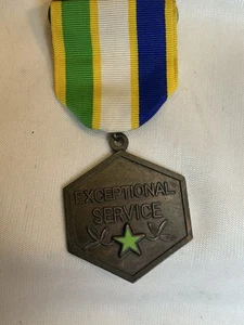 Vintage außergewöhnliche Dienstmedaille - Bild 1 von 3