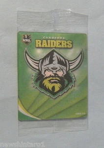 NRL 2010 RUGBY LEAGUE TAZO #14 CANBERRA RAIDERS LOGO / EMBLEM - Picture 1 of 1