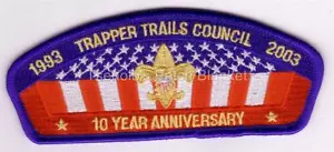 Trapper Trails SA-26 2002 10th Anniversary of Council Csp Mint Cond FREE SHIP - Picture 1 of 1