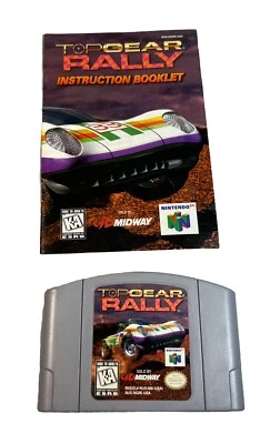 Top Gear Rally - Nintendo N64 AUTHENTIC with MANUAL  - Image 1 of 4