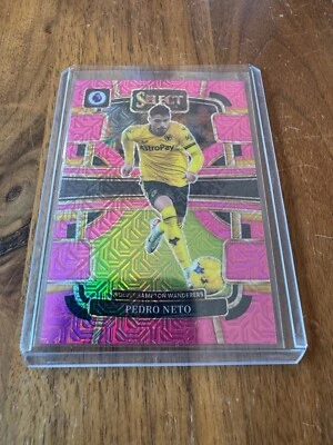 Panini  Select  EPL Pedro Neto #97  Pink Mojo 58 /325 Wolverhampton 2023-24 - Image 1 of 2