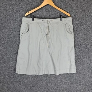 Sussan Womens Skirt Size 16 Grey Pockets Drawstring - Picture 1 of 9