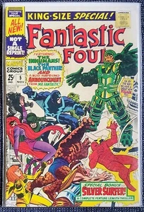 FANTASTIC FOUR KING-SIZE ESPECIAL #5, 1967. 1er Silver Surfer en solitario. Muy fino - Imagen 1 de 1