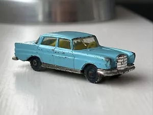 Husky Models Mercedes 220 Light Blue (No. 3) Vintage Diecast With Opening Boot - Picture 1 of 11