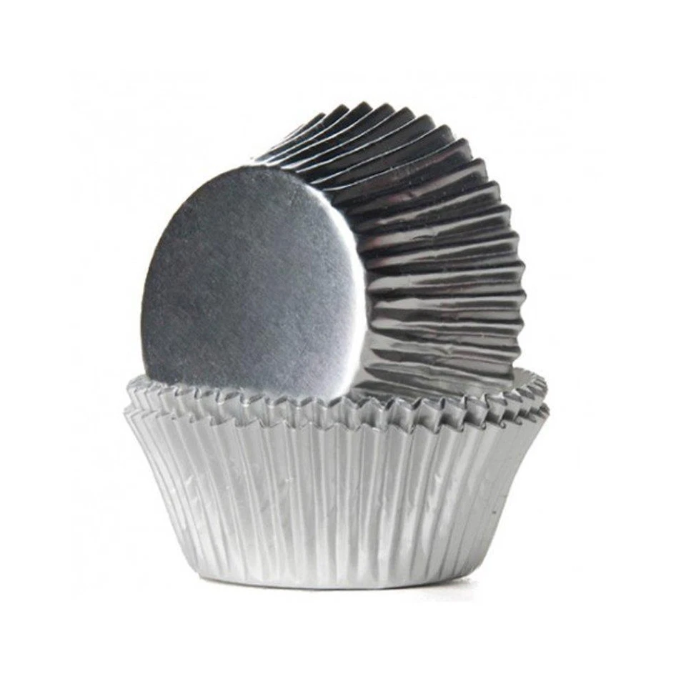 Decora 0339793 - 60 PIROTTINI ARGENTO 50 X 32 MM - Carta da Forno - Immagine 1 di 1