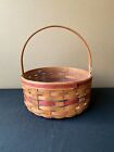 Longaberger 1989 All American Quilting Basket w Protector