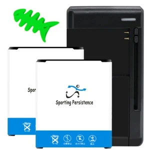 2x 2620mAh Battery+Universal Charger for Samsung Galaxy J1 SM-J100V Verizon USA - Picture 1 of 1