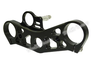 Front Upper Triple Tree Yoke Top Fork Clamp Black Fit 2008-2016 YAMAHA YZF R6 - Picture 1 of 9