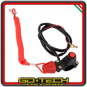 STACCA MASSA MOTO SCOOTER per ARRESTO DI SICUREZZA con SUPPORTO MANUBRIO 22mm - Zdjęcie 1 z 3